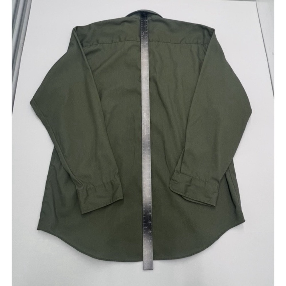 Red Head, Long Sleeve Green, Button Down, Men's XL, 1970, Vtg. Deer, Hunter.‎ - Picture 10 of 12